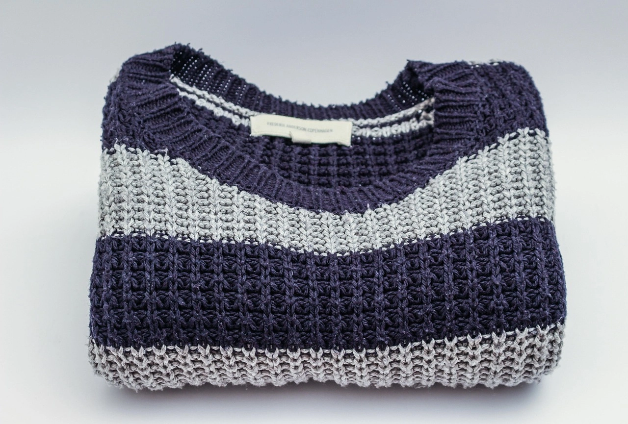 navy-grey-striped-knit-sweater-folded